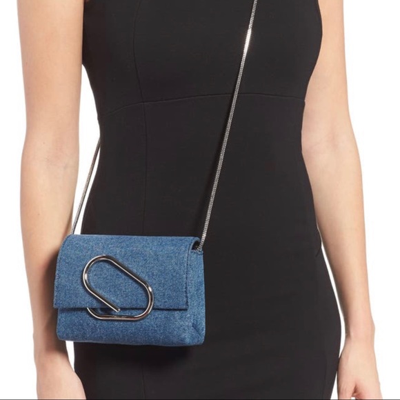 3.1 Phillip Lim Denim Chain Crossbody Bag - Picture 9 of 9